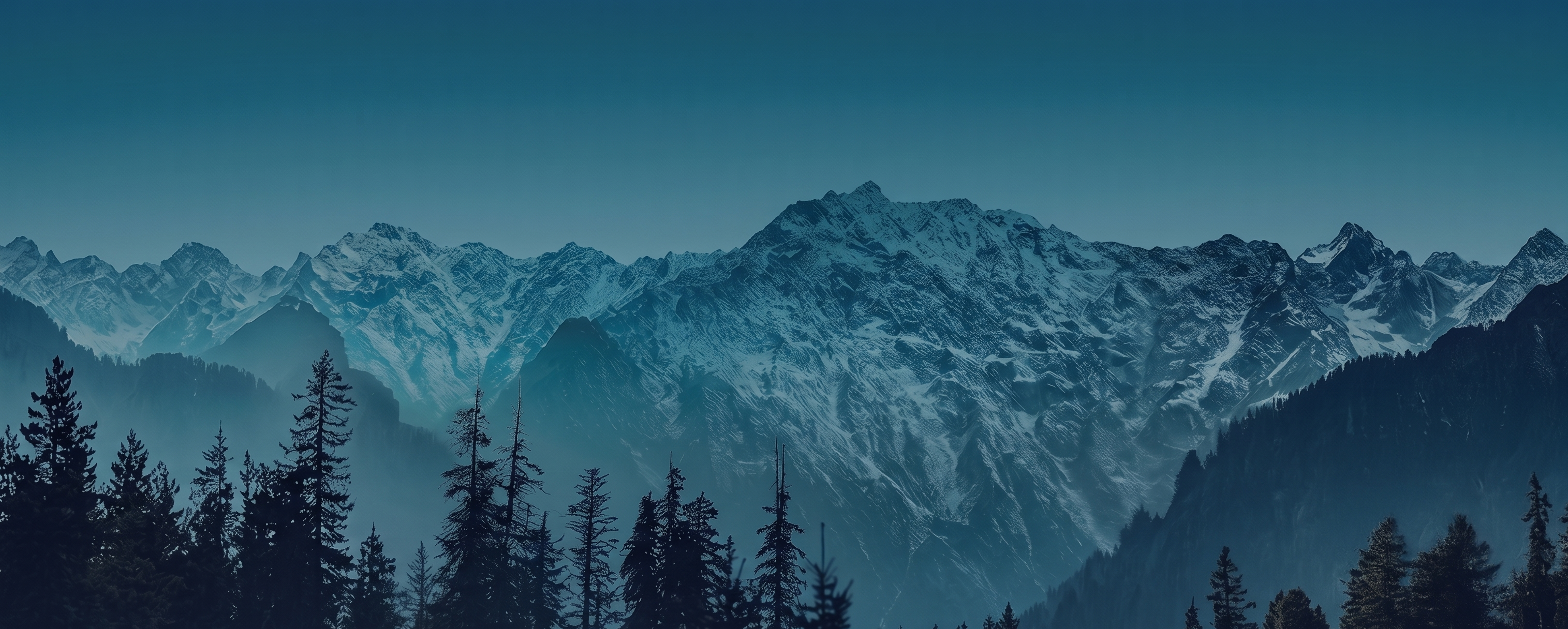 Kashmir mountain panorama